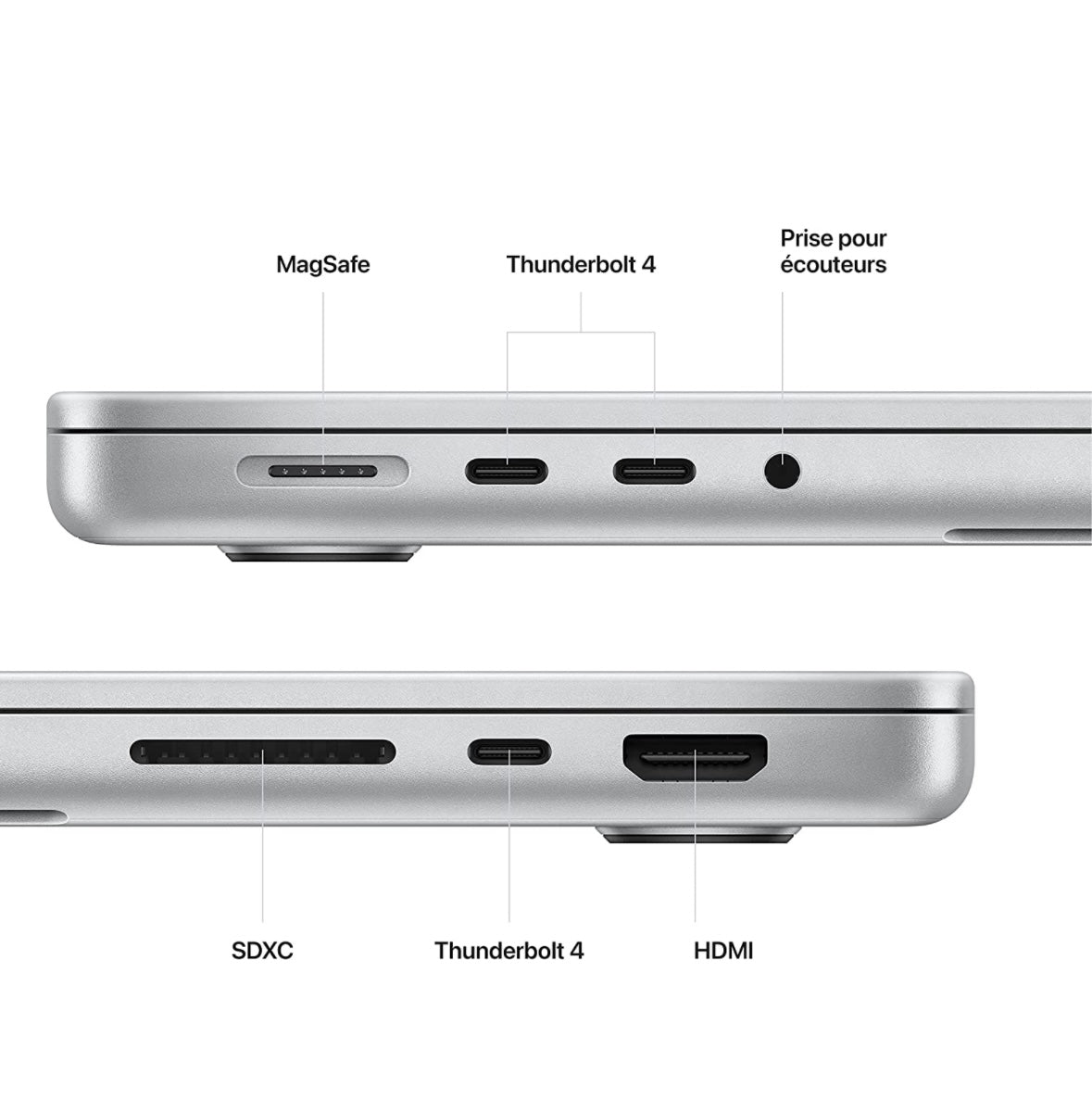 Apple 2023 MacBook Pro Laptop, Apple M2 Pro chip, 10‑core CPU and 16‑core GPU: 14.2-inch Liquid Retina XDR Display, 16GB Unified Memory, 512GB SSD Storage. Works, iPhone/iPad; Silver, English