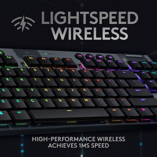 Logitech G G915 TKL LIGHTSPEED Wireless RGB Mechanical Gaming Keyboard (GL Tactile)